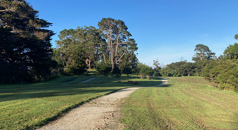 Sanders Reserve Recreation Path - Path winds through open landscape.