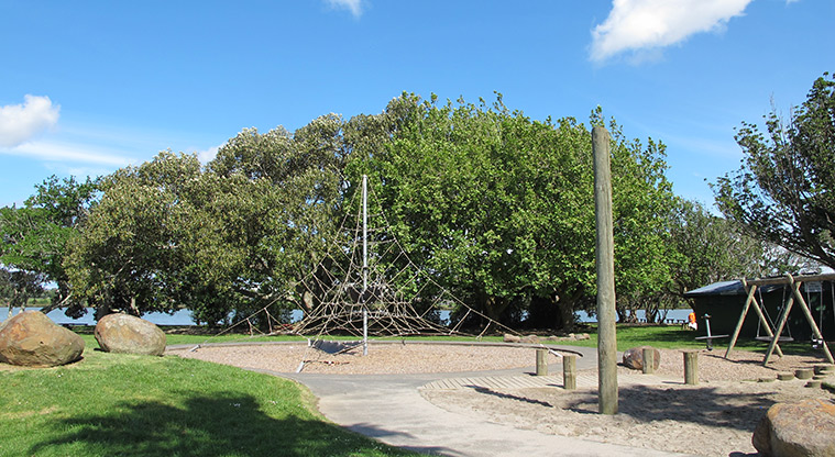Seaside Park Path - Another view of the children’s playground.