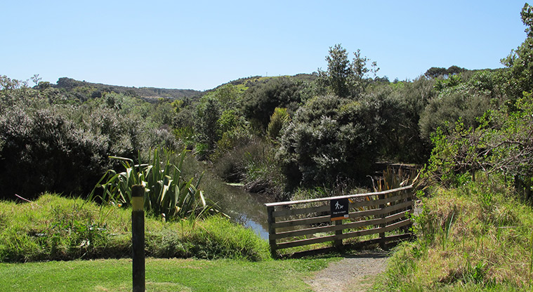 Shakespear Heritage Trail - Follow the yellow markers.