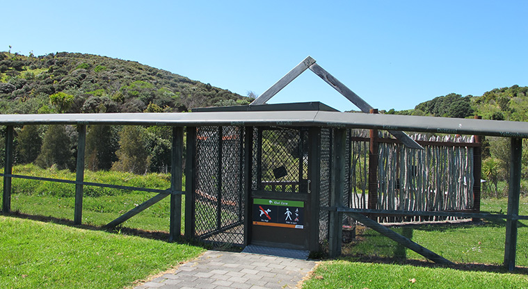 Shakespear Heritage Trail - At this point you enter the open sanctuary.