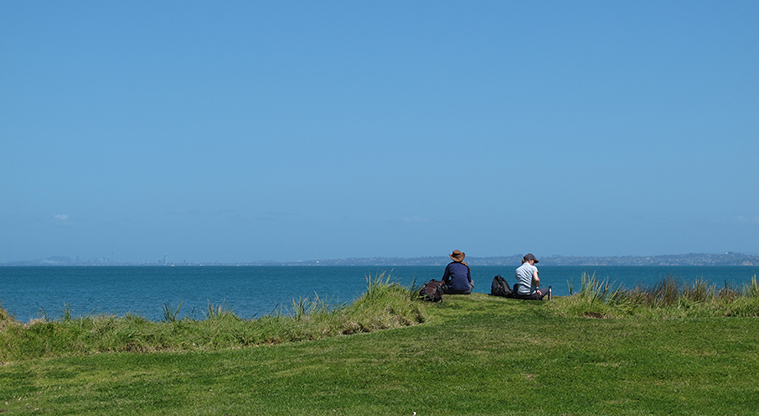 Shakespear Tiritiri Path - Perfect spot for a picnic to finish.