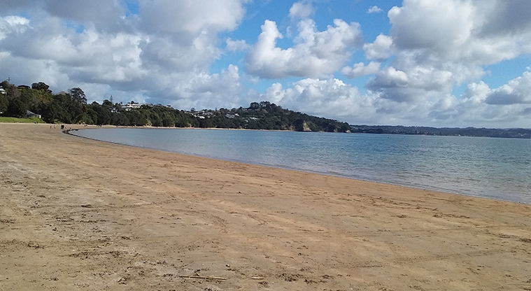 Stanmore Bay Beach Path - Beach suitable for prams at lower tides.