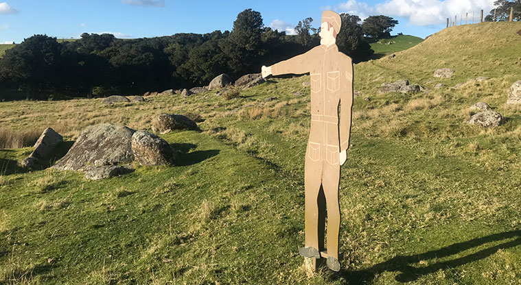 Stony Batter Path - Follow the directions to the entrance of the tunnels.