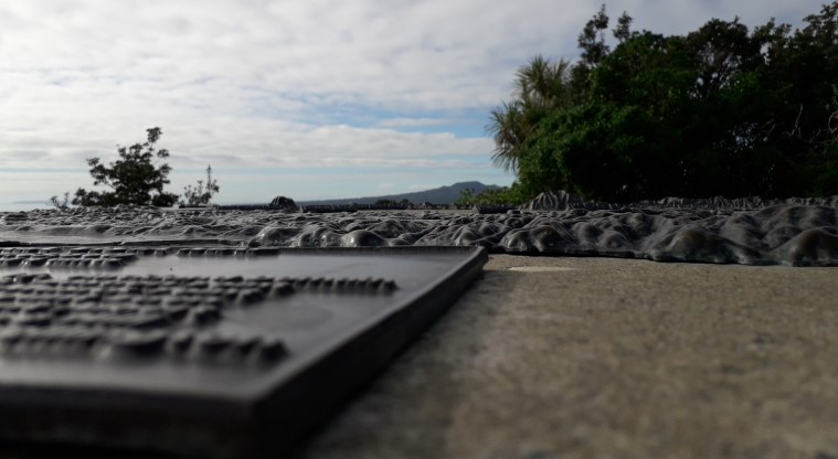 Takarunga / Mt Victoria Path - Close up of the model.