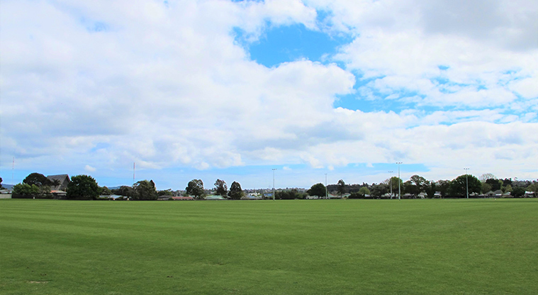 Te Atatū Peninsula Park Path – Sports fields.