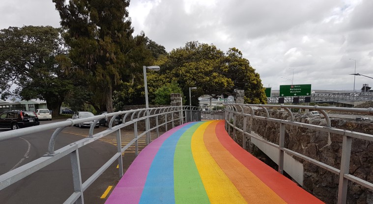 Te Atatu to City Path - Rainbow Path next to the Unitec campus in Mt Albert.