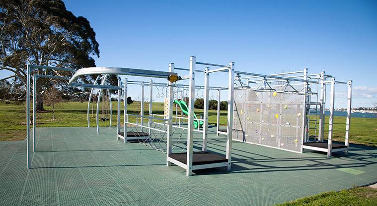 Tāmaki Path - Kid’s playground at Pt England Reserve.