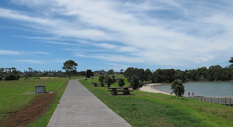 Tāmaki Path - Path alongside Pt England Beach.