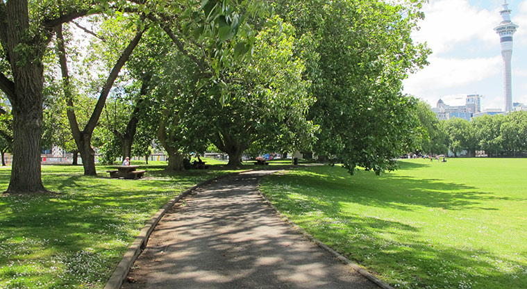 Victoria Park Path - Path around northern side of the park.