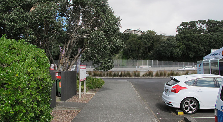 Westhaven Path - Path adjacent to car park.