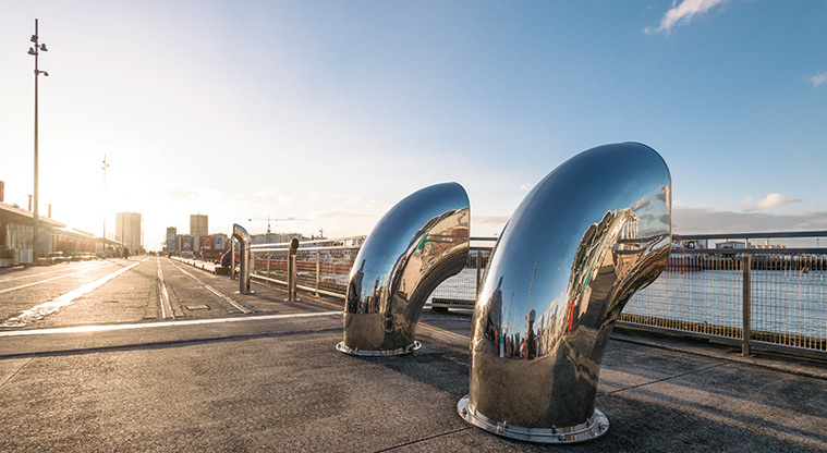 Westhaven Path - Sounds of Sea 2009-2011, COMPANY, Commissioned with support from Landmark Incorporated; Auckland Council Art Collection. Photo credit: David St George.