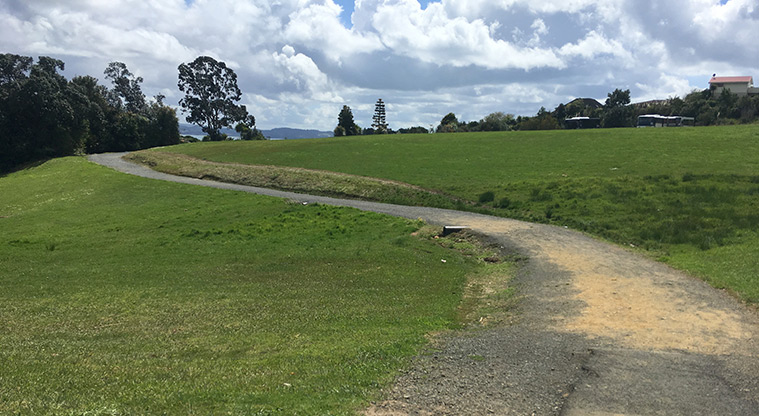Whangaparāoa Path - Path leading past Whangaparāoa College.