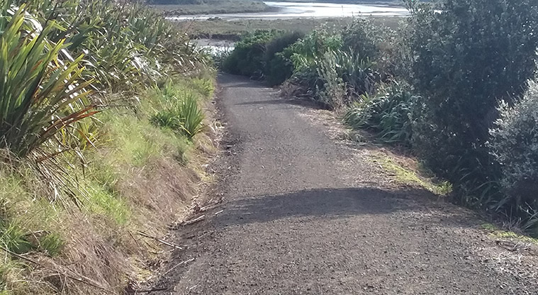Whitford Path - Gravel path connection to Wades Road.