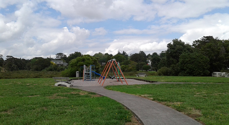 Whitford Path - Pohutukawa Park playground.