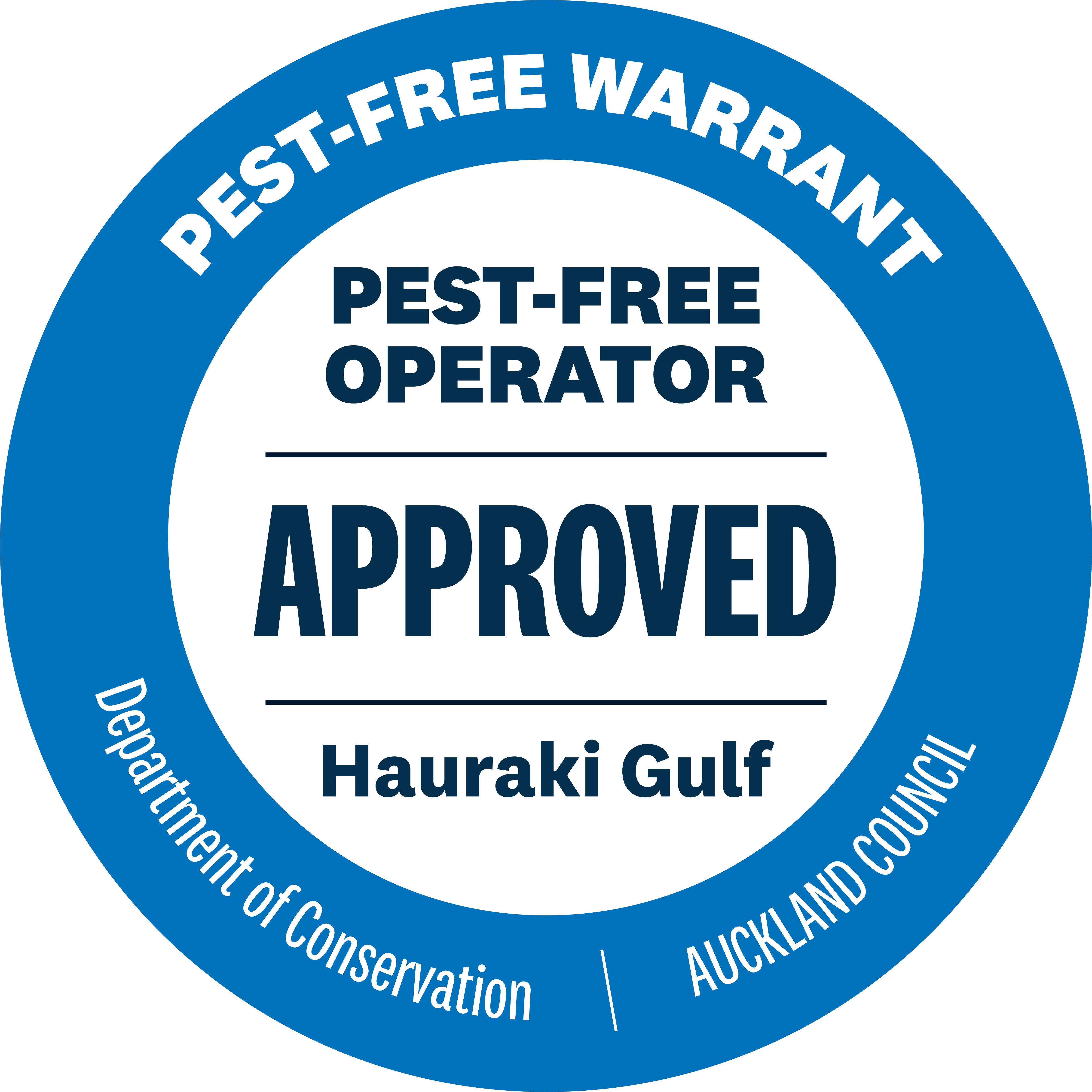 Pest Free Warrant logo.