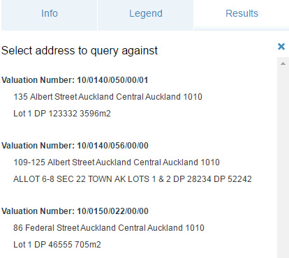 Property Summary in GeoMaps.