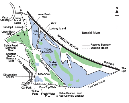 Map of Tāhuna Tōrea