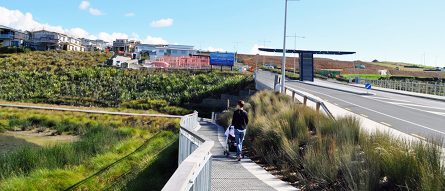 Photograph of new development at long bay